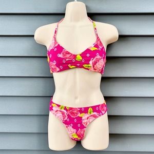 BODY GLOVE Pink Roses Padded Bikini
